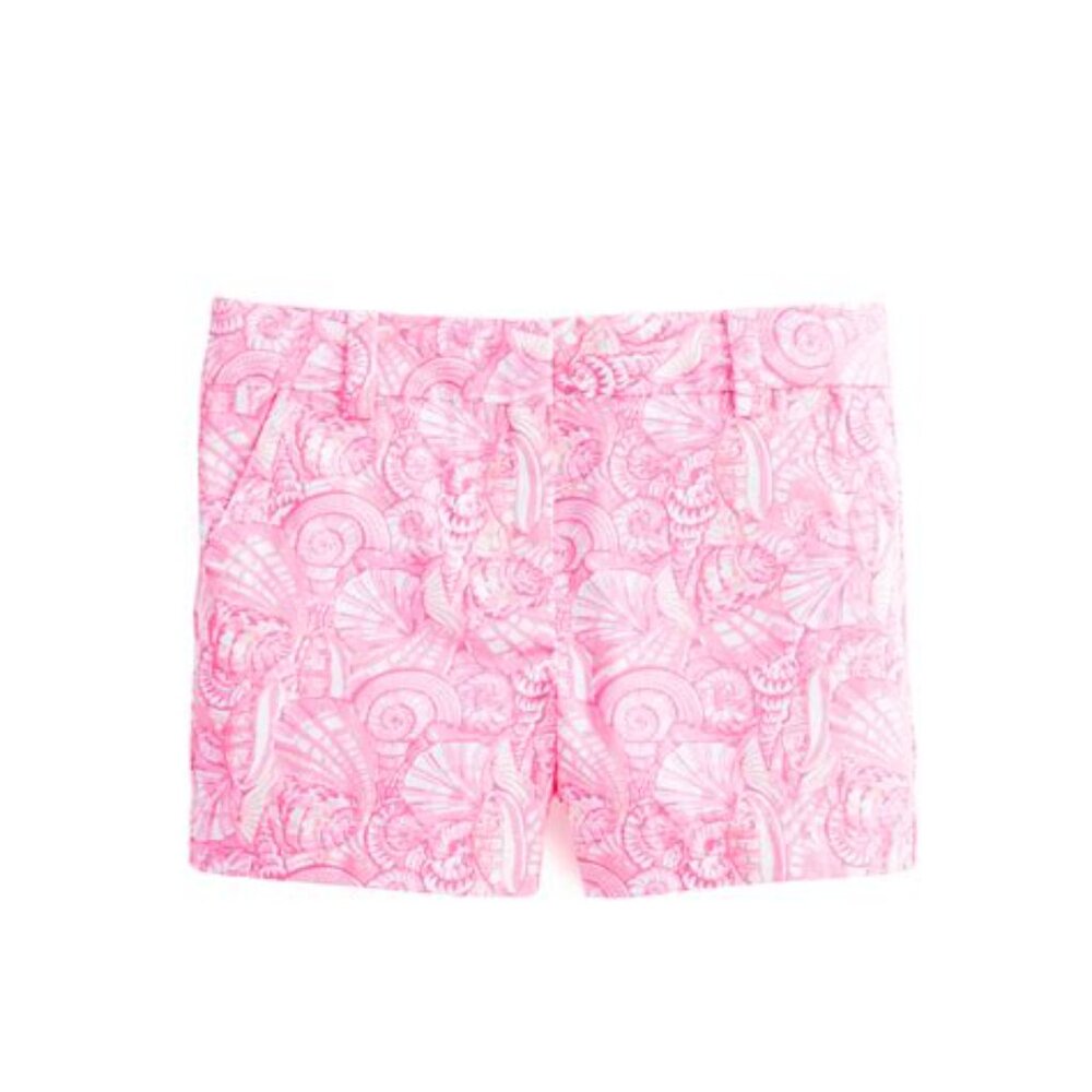 Vineyard Vines Girls Shell Print Boulevard Shorts Size 5 NWOT 100% Cotton